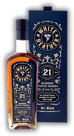 White Heather 21 Years Blended Scotch Whisky 48%