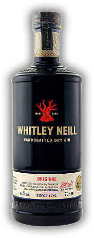 Whitley Neill Handcrafted Dry Gin Original 43%