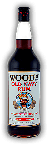 Wood's Old Navy Rum 57% 1,0 Liter