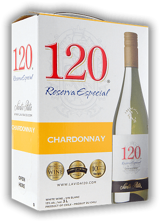 Santa Rita 120 Reserva Especial Chardonnay Bag in Box, 21,50 € - Weinquelle  Lühmann