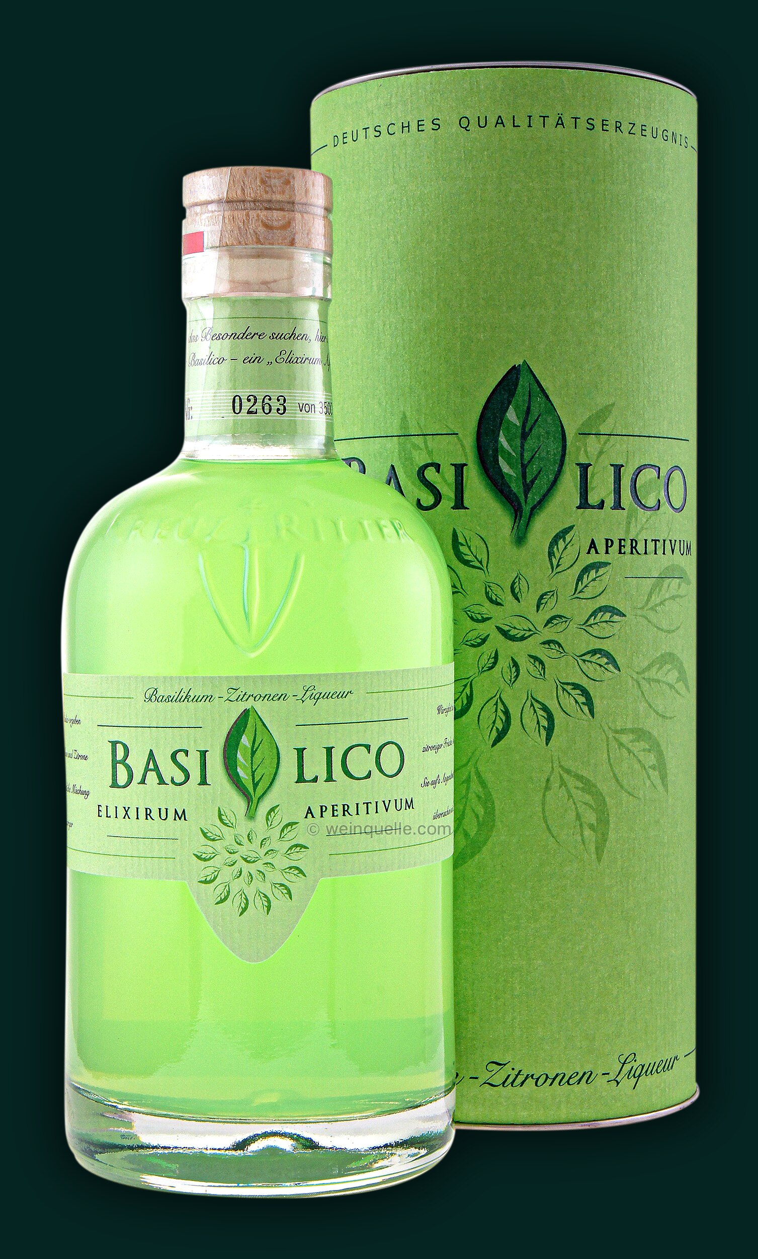 Basilico Basilikum-Zitronen-Liqueur 0,5 Liter, 19,50 € - Weinquelle Lühmann