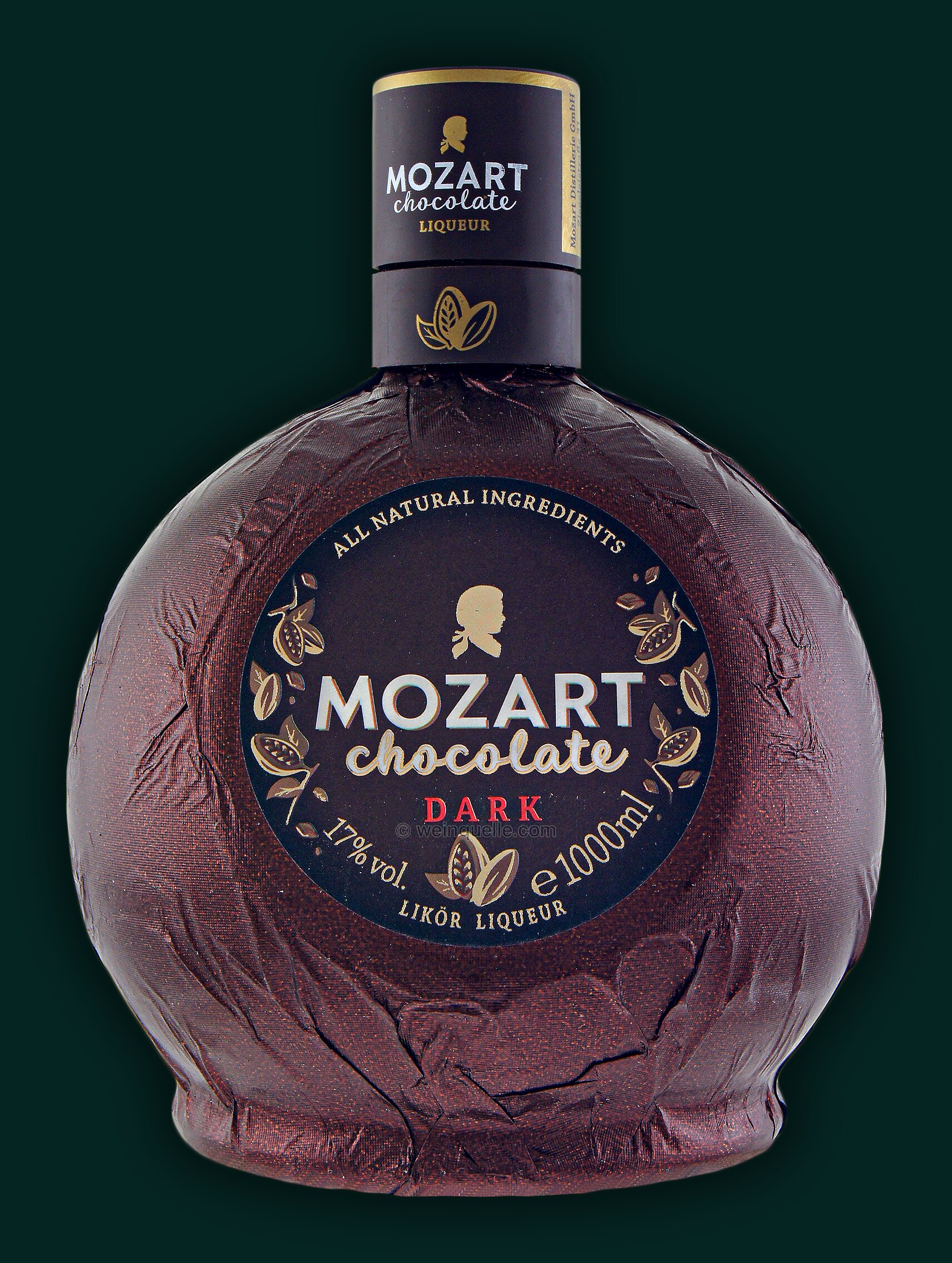 Mozart Dark Chocolate 1,0 Liter, 22,50 € - Weinquelle Lühmann