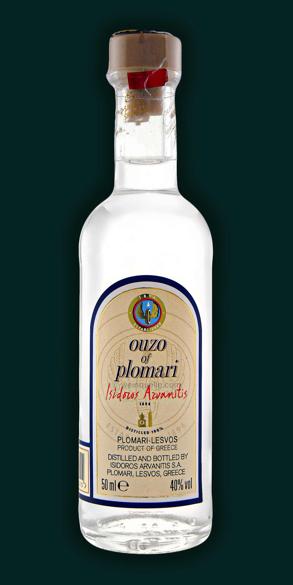 Liter, 1,95 Plomari Ouzo Weinquelle € Lühmann 0,05 -