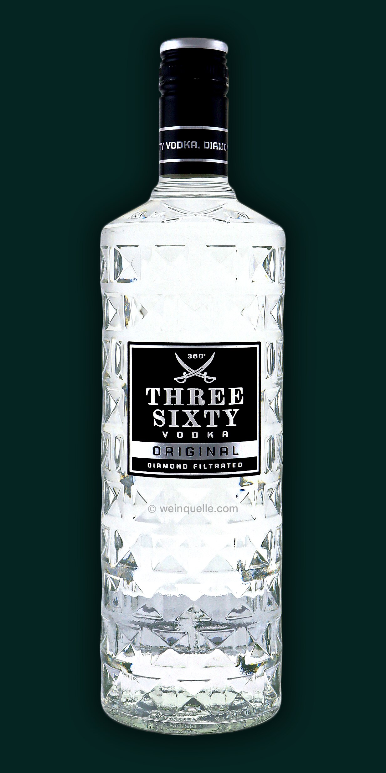 Three Sixty Vodka 37,5% 1,0 Liter, 17,50 € - Weinquelle Lühmann