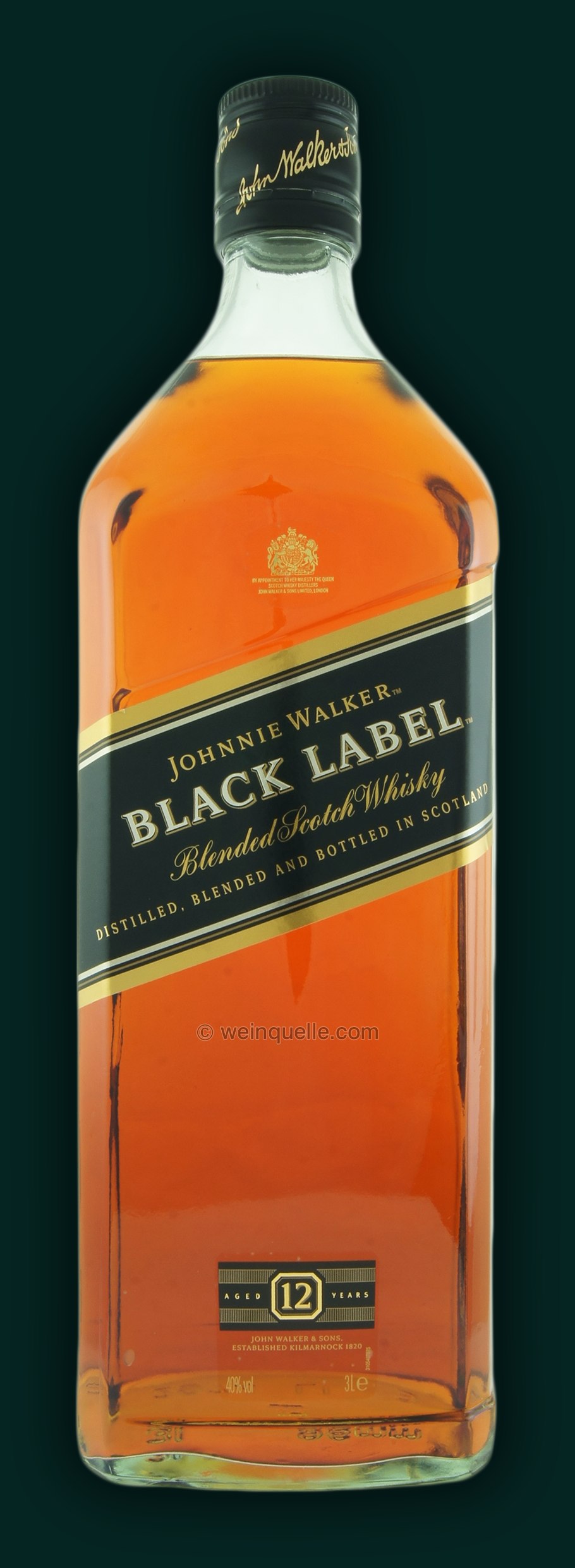 Johnnie Walker Black Label 12 Years 3,0 Liter, 99,00