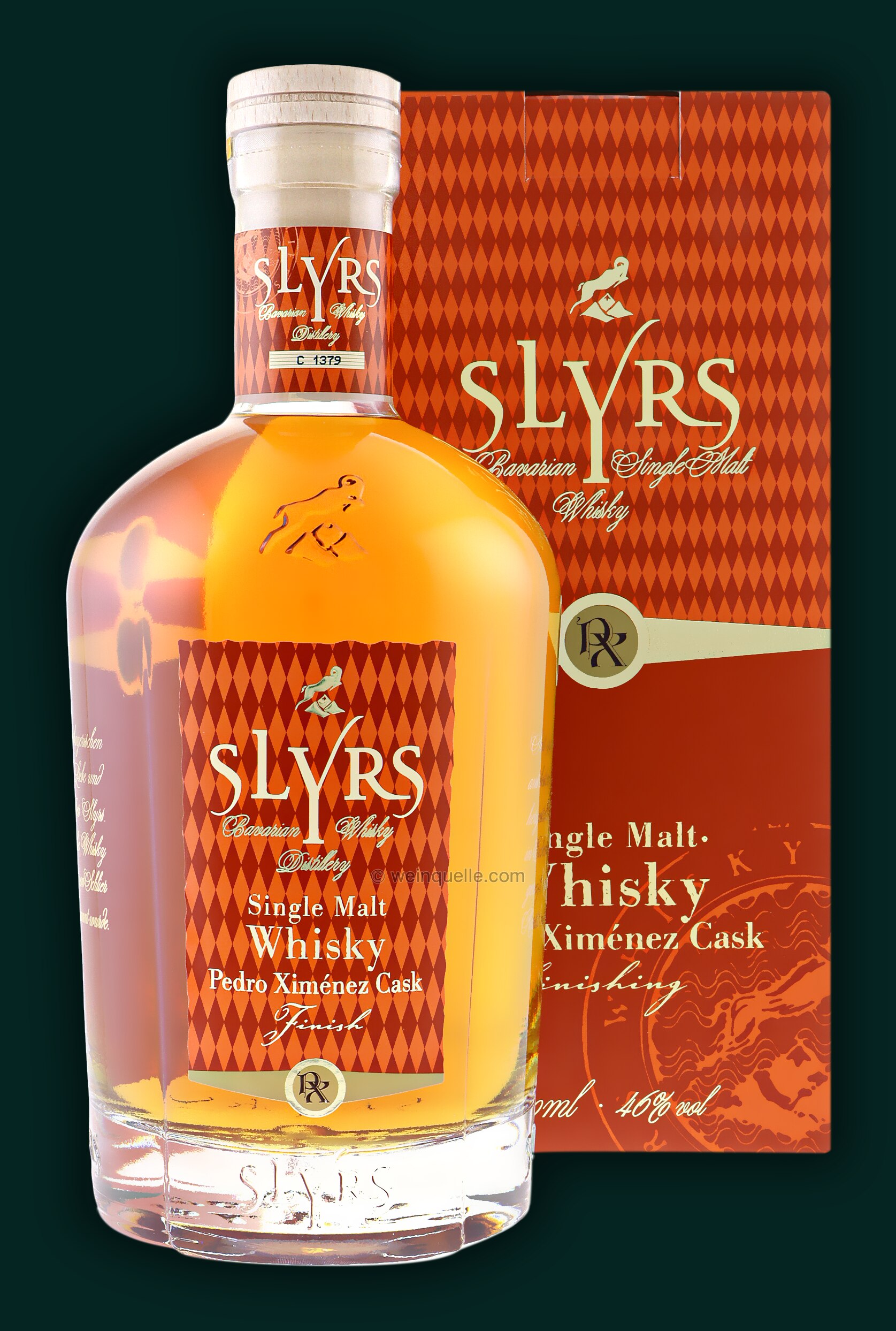 Whisky Single € Slyrs Weinquelle Malt Cask Ximenez Lühmann Pedro Finished, - Bavarian 73,50