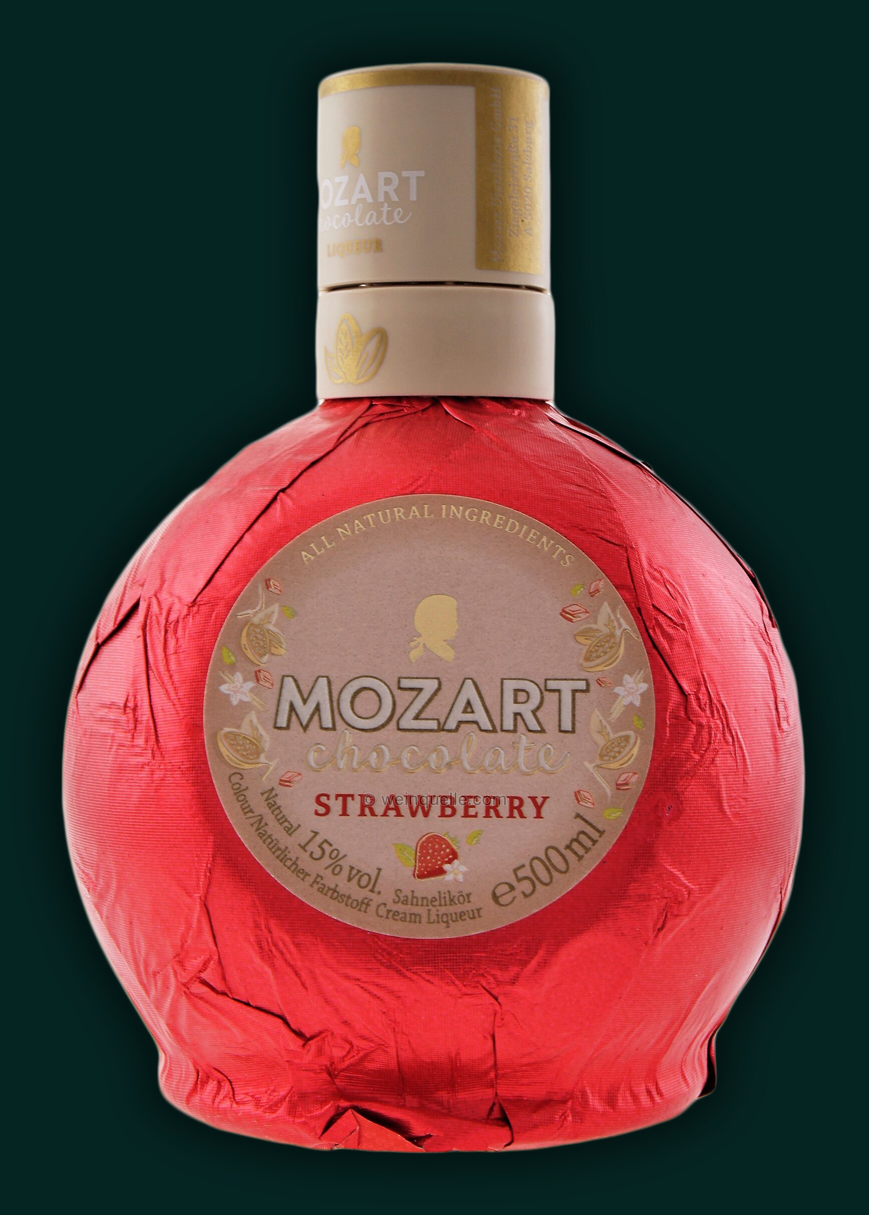 Mozart White Chocolate Strawberry Cream 0,5 Liter, 13,75 € - Weinquelle  Lühmann