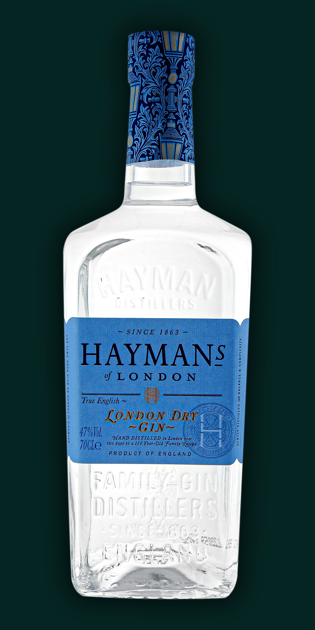 Hayman's London Dry Gin 47%, 27,95 € - Weinquelle Lühmann