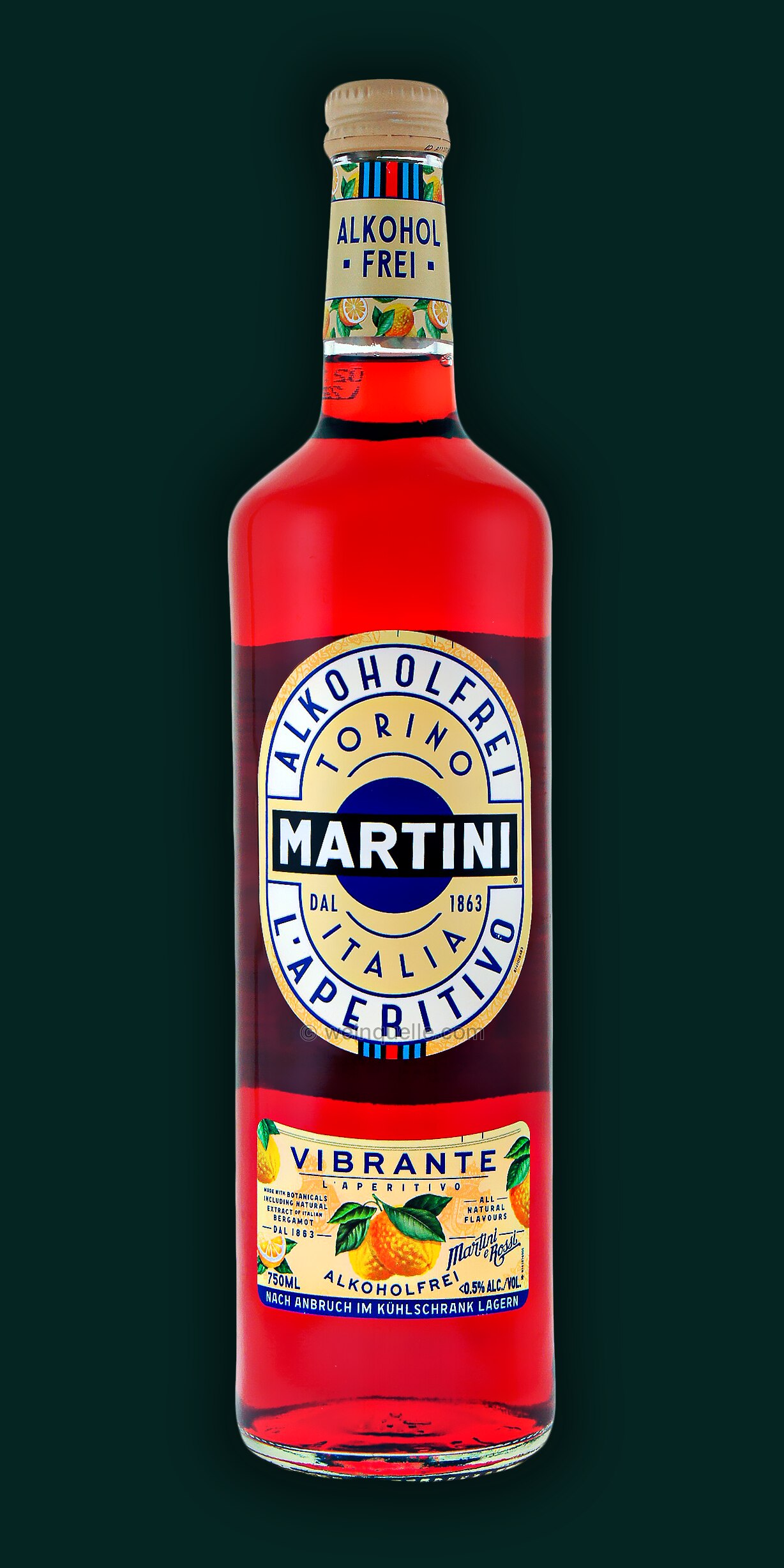 Martini Vibrante alkoholfrei, 9,90 € - Weinquelle Lühmann