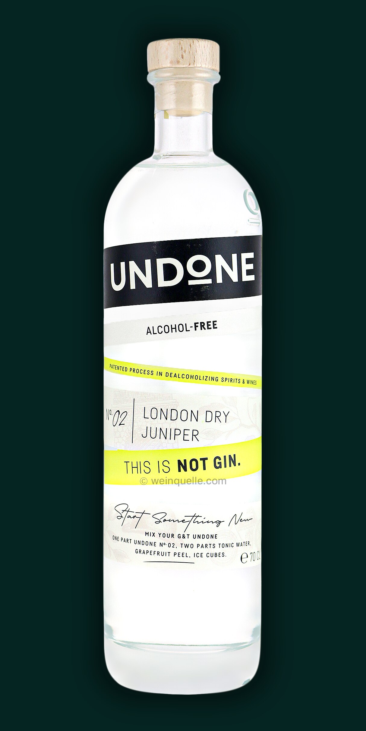Undone No. 2 London Dry Juniper Type - Not Gin, 19,90 € - Weinquelle Lühmann
