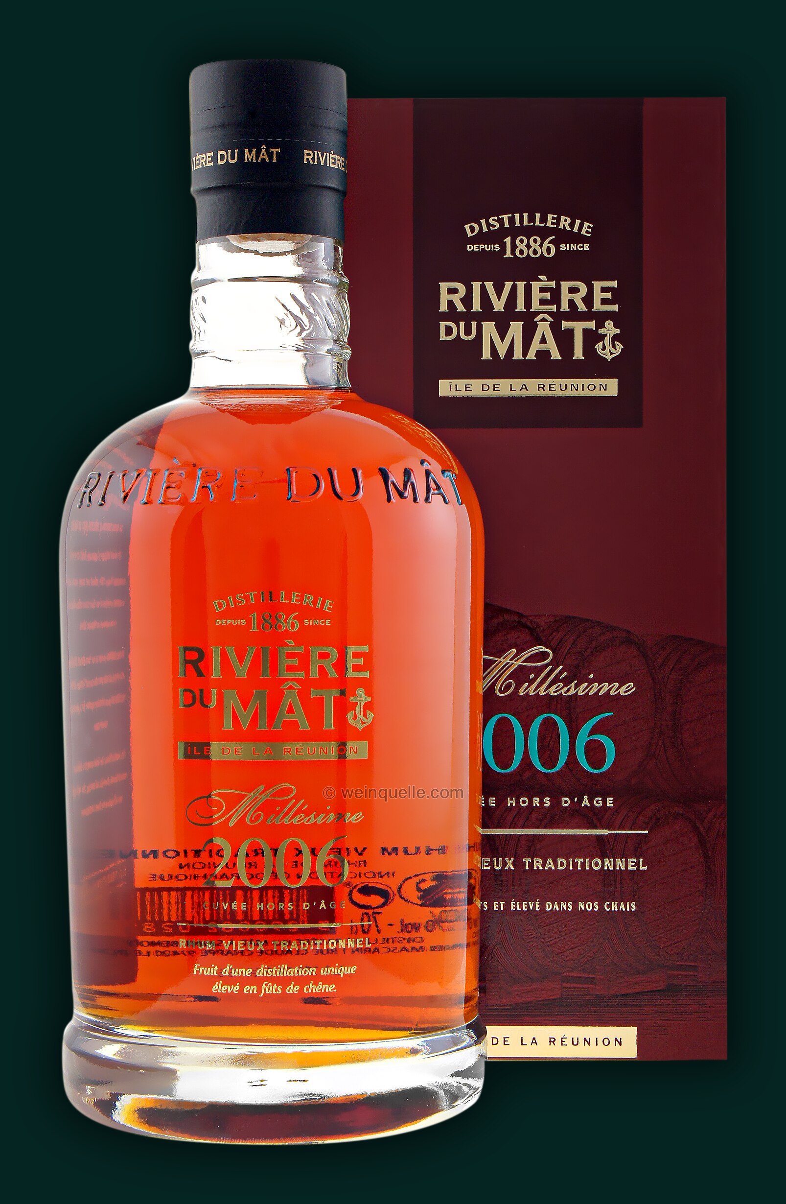 RIVIERE DU MAT - Cuvée 1886 - Rhum Traditionnel - 43%