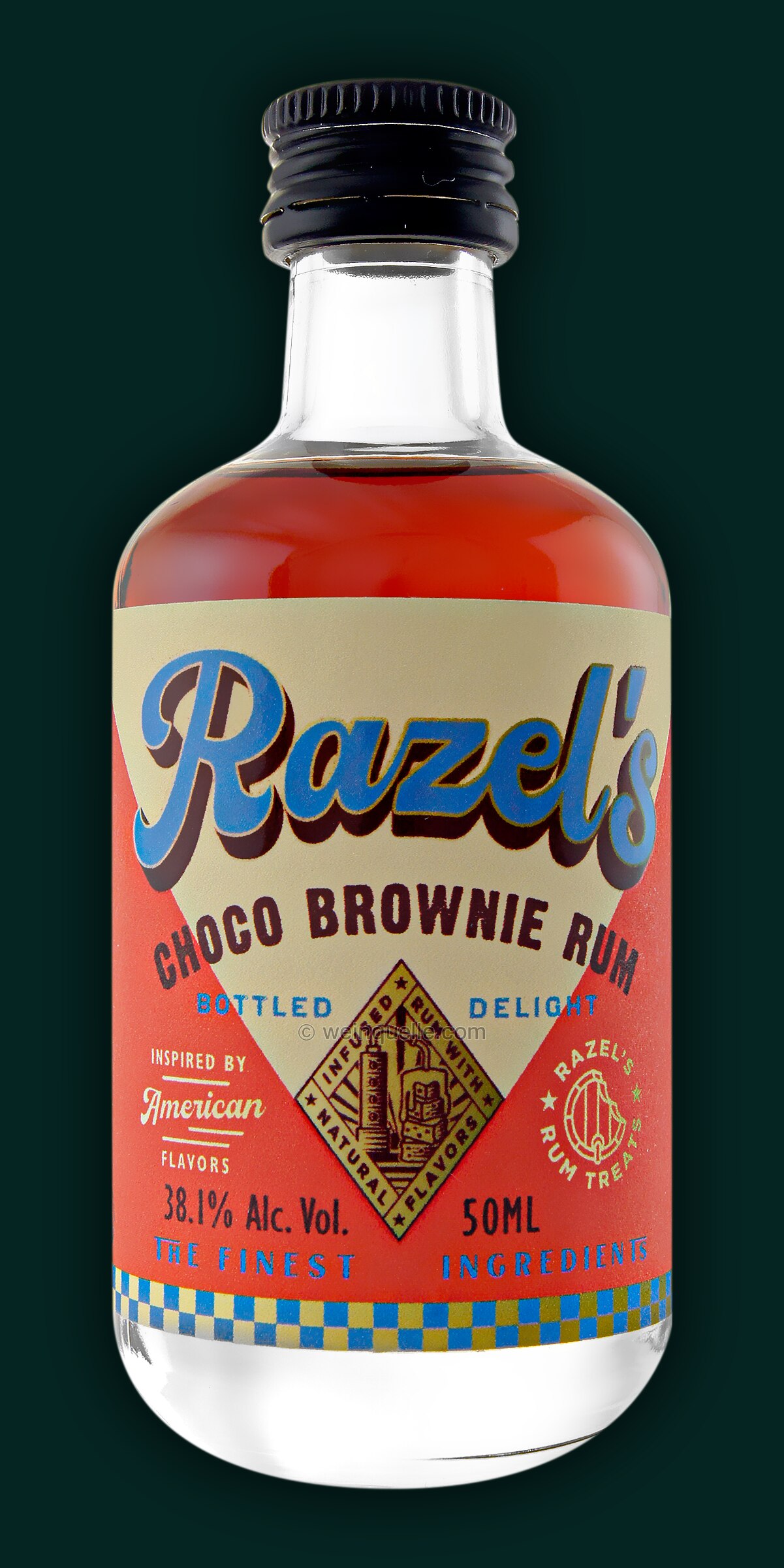 Razel\'s Choco Brownie Rum 0,05 Liter, 3,90 € - Weinquelle Lühmann