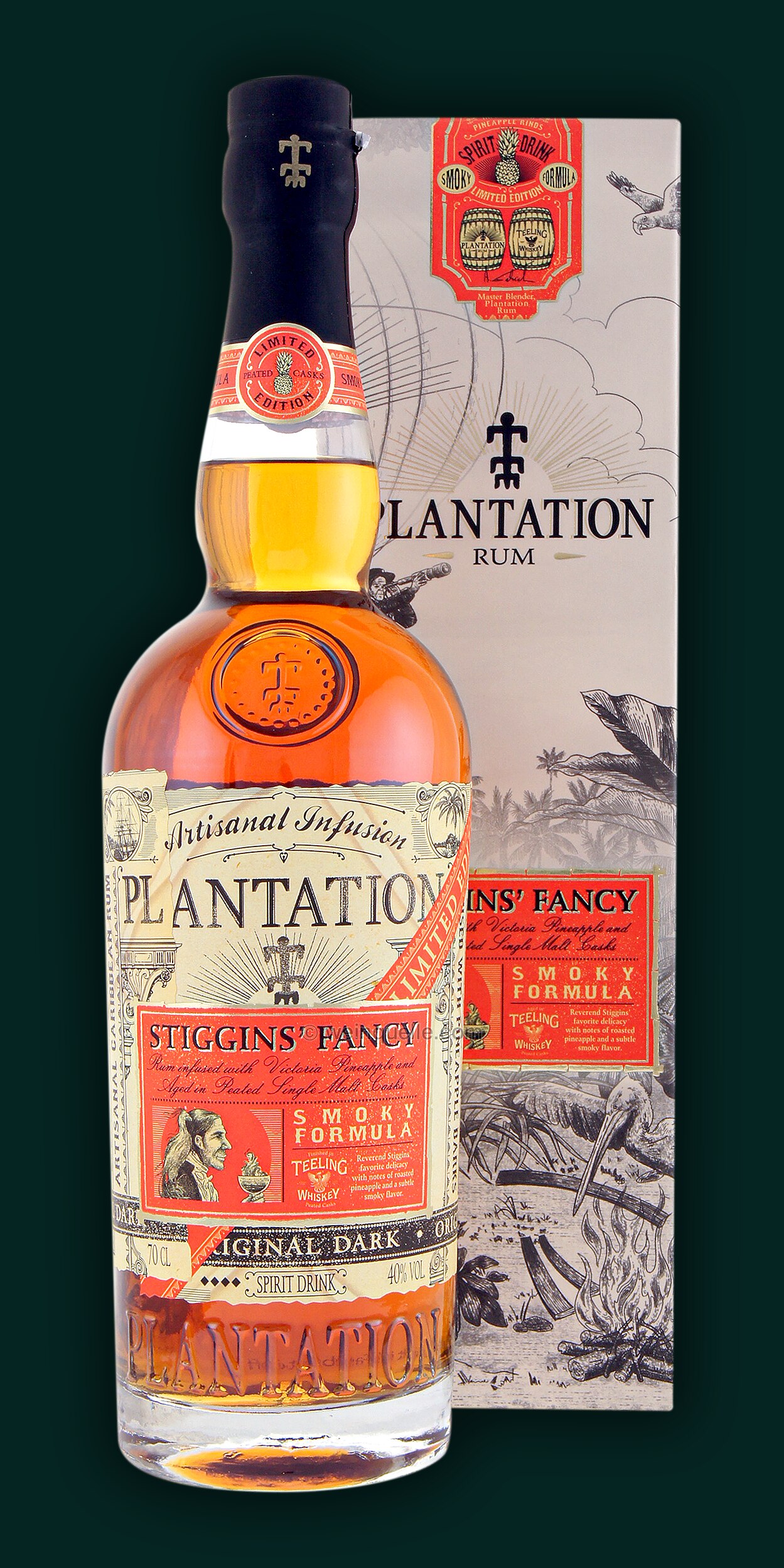 Plantation Pineapple Stiggins Fancy Smoky Formula - Weinquelle Lühmann | Rum