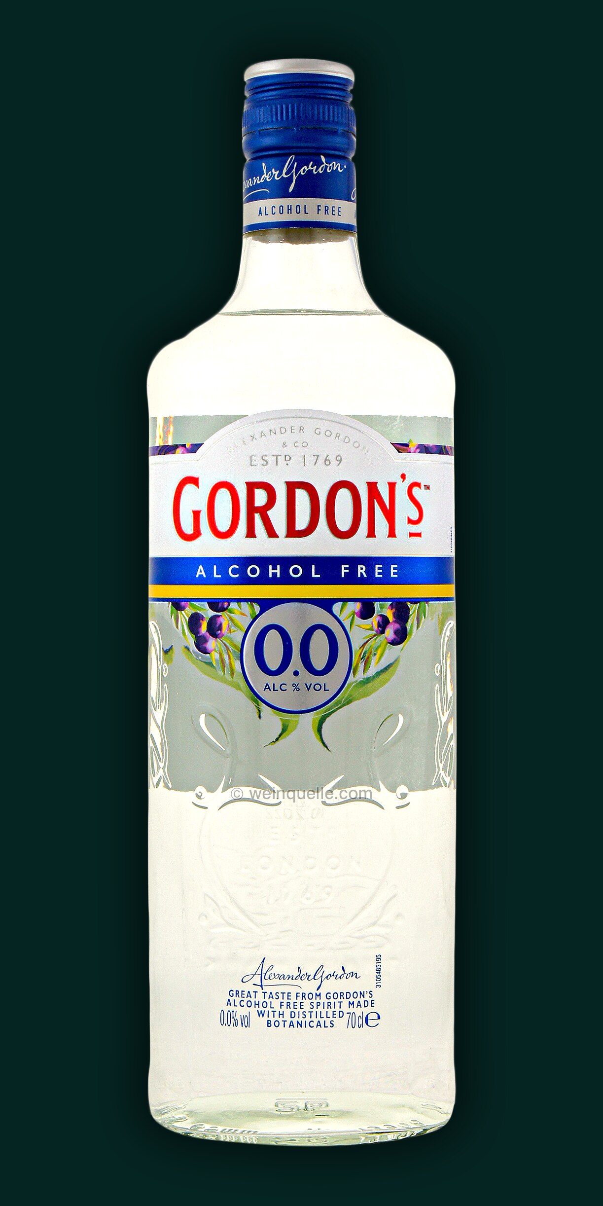 Gordon\'s Alkoholfrei 0.0%, 12,50 € - Weinquelle Lühmann