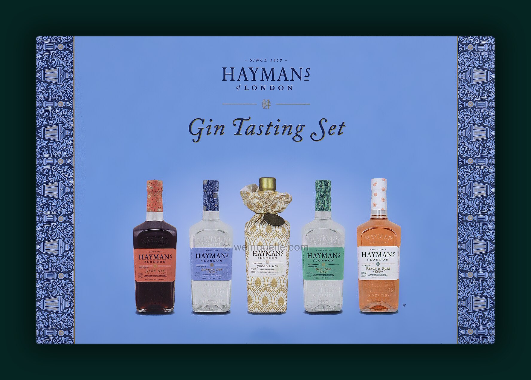 Hayman's Gin Tasting Set 5x0,05 Liter, 23,75 € - Weinquelle Lühmann