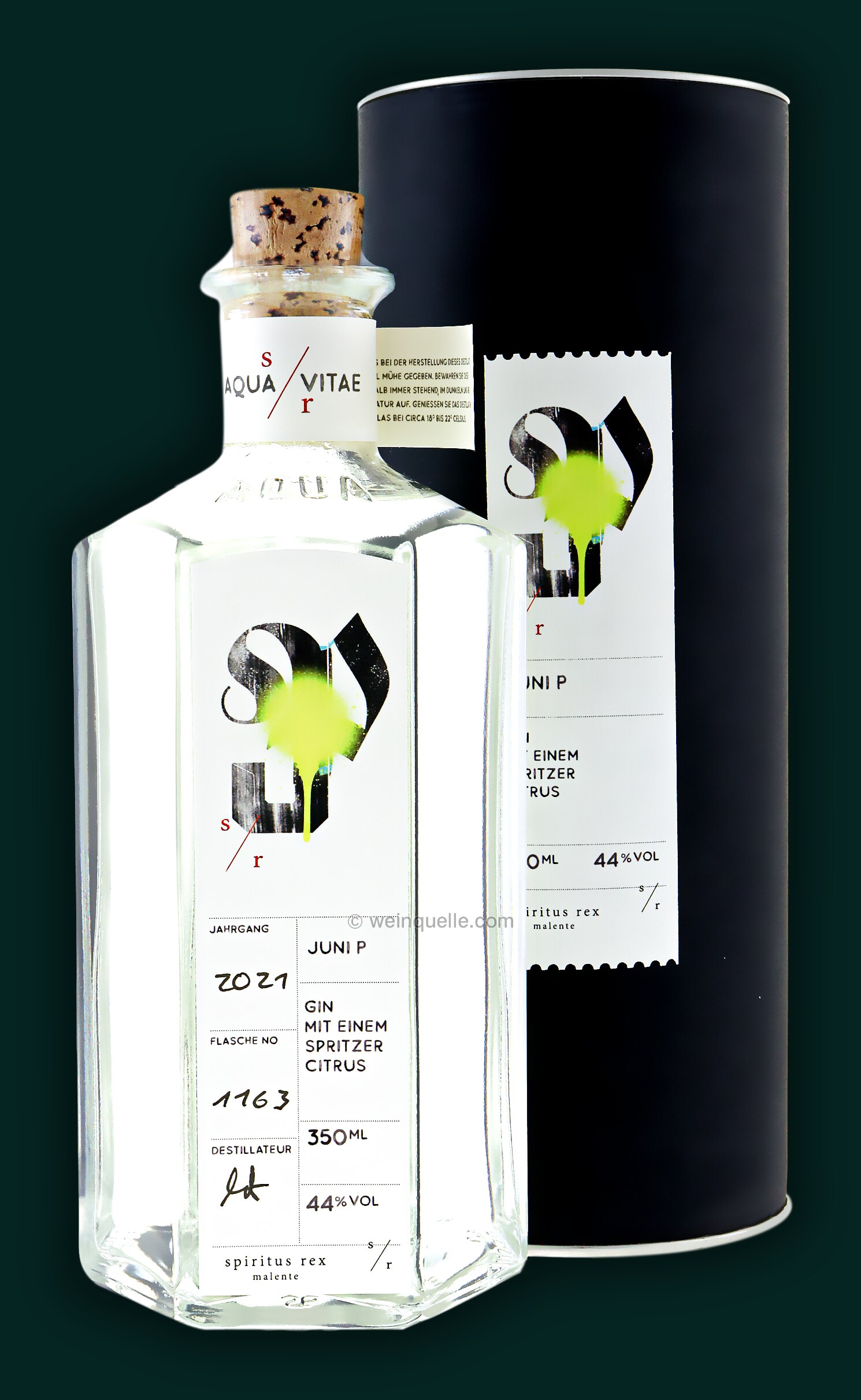 Spiritus Rex Juni P Gin 2021 0,35 Liter, 36,90 € - Weinquelle Lühmann