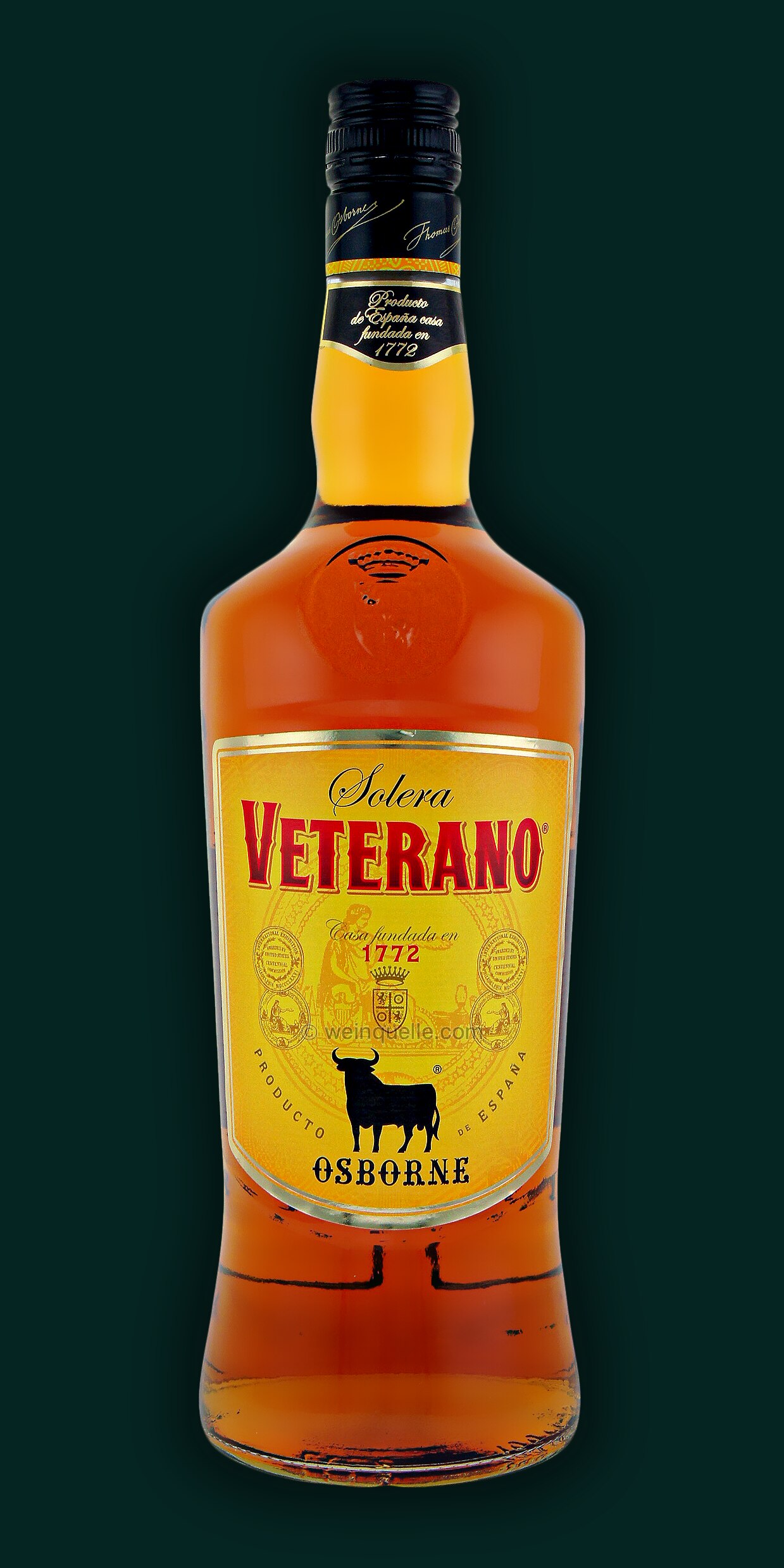 Weinquelle Spirituose Spanische 1,0 Veterano - Liter Lühmann Osborne