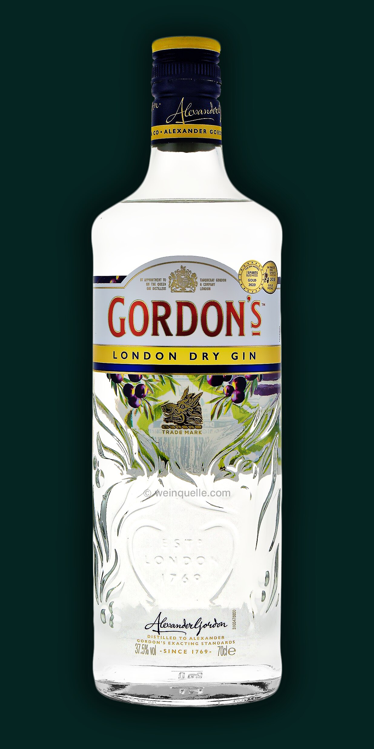 € Lühmann Gordon\'s 11,95 - 37,5%, Dry Weinquelle Gin