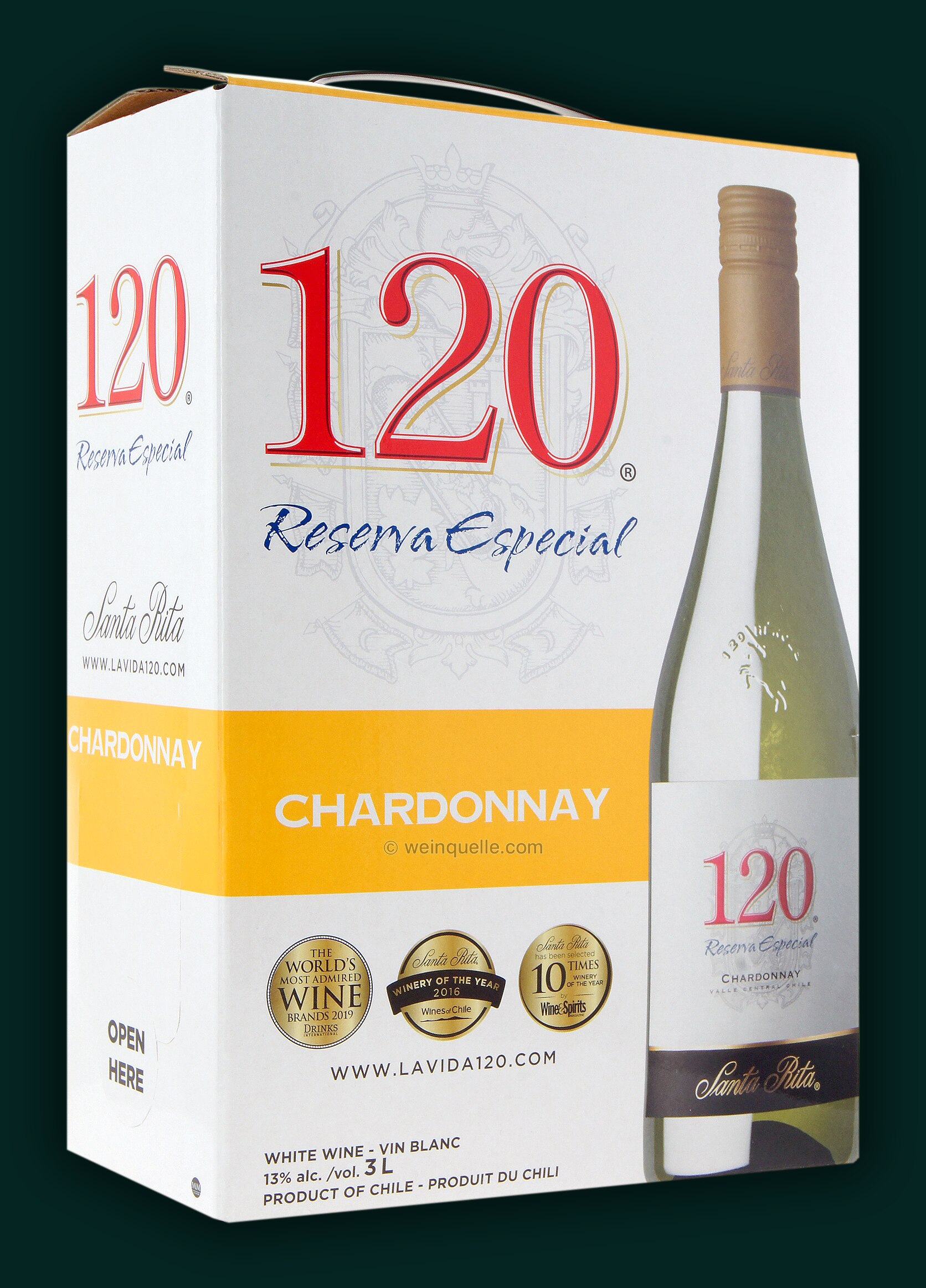 Santa Rita Box, Lühmann 21,50 Chardonnay Reserva 120 in € Weinquelle Especial - Bag